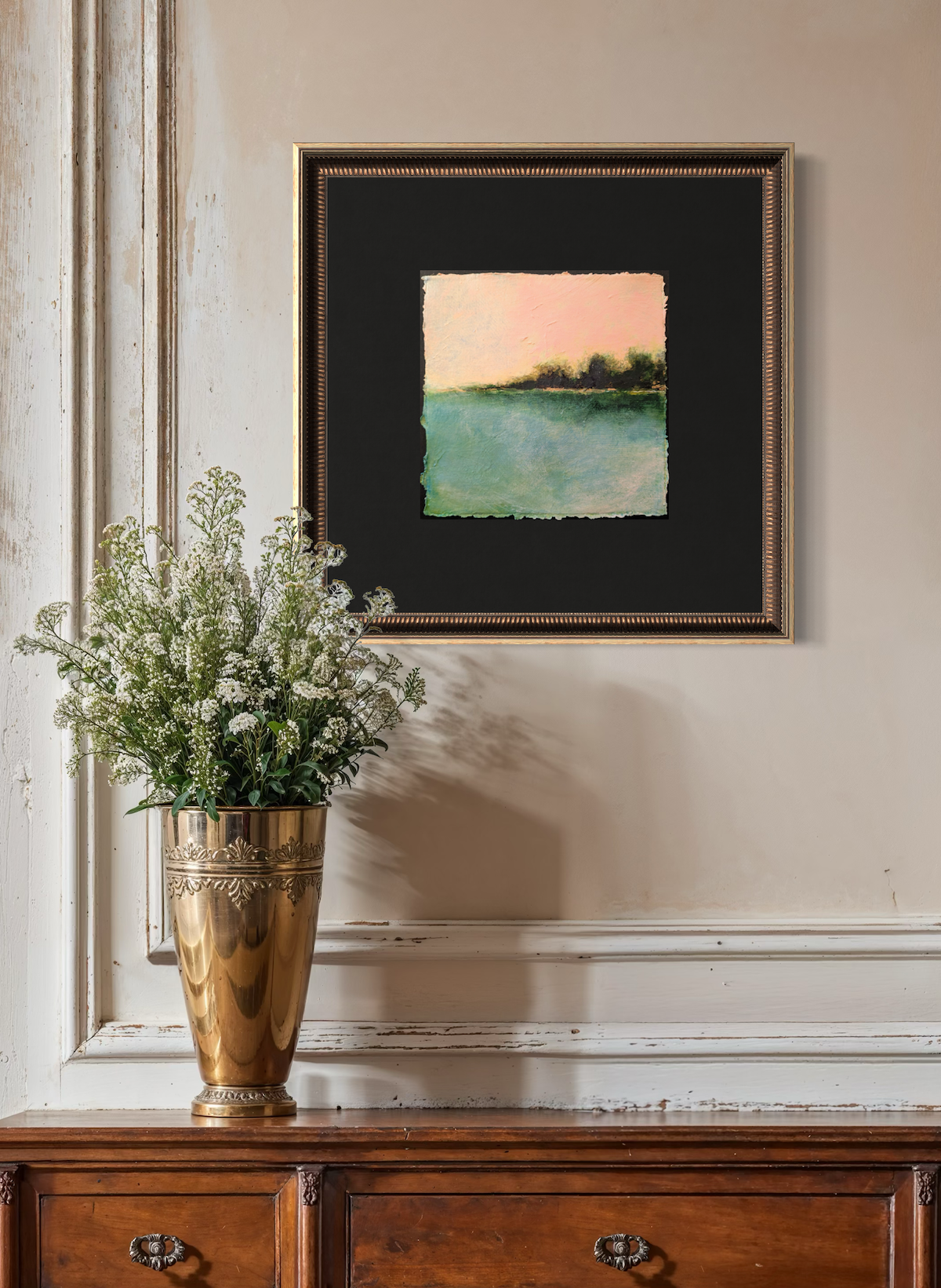Summers at Pickwick original painting mockup